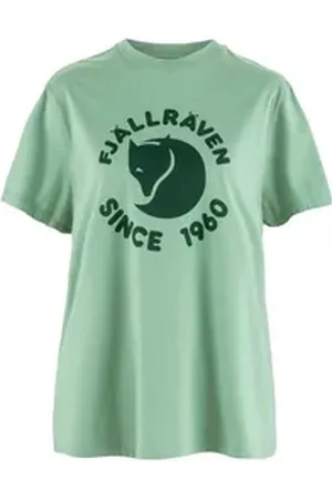 Fjällräven T-Shirt Damen T-Shirt Logo Relaxed grün XL