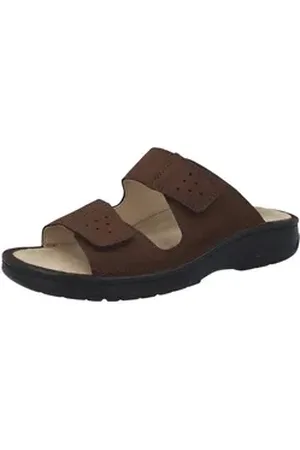 Berkemann Männlich Berkoflex Luis Pantolette Leder Sandale braun 11,0