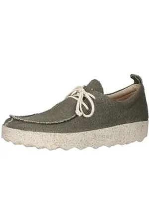Asportuguesas Halbschuhe Naturfaser Schnürschuh grün 46 EU
