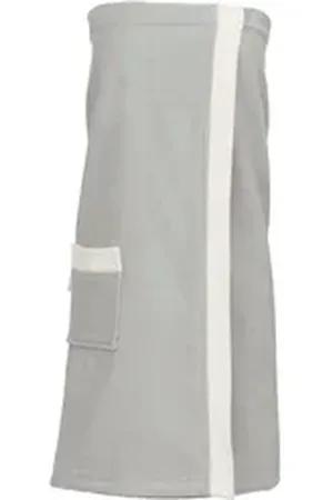 Carl Ross Sarong 80100, Kurzform, Frottier, Knöpfe silberfarben