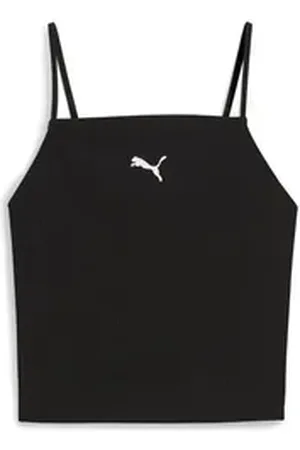 PUMA Tanktop WARDROBE ESS Geripptes Tanktop Damen schwarz S