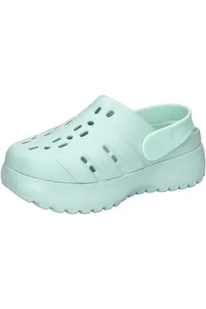 adidas Performance Damen Sandale ADILETTE CLOG PLATFORM Sandale grün 42 EU