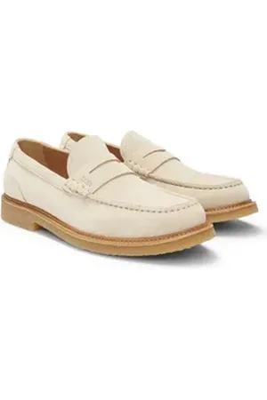 HUGO BOSS Kope_Mocc Slipper Halbschuh, Loafer zum Schlupfen beige 40 EU