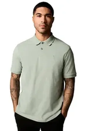 Next Poloshirt Piqué-Poloshirt (1-tlg) grün 4XL Reg