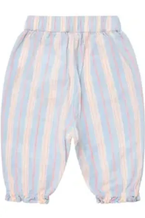 Hust & Claire Dehnbund-Hose Trine (1-tlg) Trine Hose – Vintage-Look für kleine Mädchen blau 92
