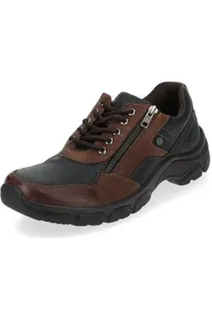 Hush Puppies Halbschuhe Leder Schnürschuh braun|schwarz 41 EU