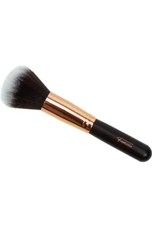 Fantasia Beauty Puderpinsel Puderpinsel mit kupferfarbener Zwinge, Synthetikhaar, 1 tlg., Pinsel zum Auftragen von Puder