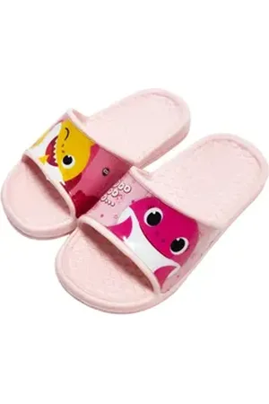 Baby Shark Haie Kinder Sandalen Latschen Hausschuhe Sandale Gr. 24 bis 31 rosa 26-27 EU