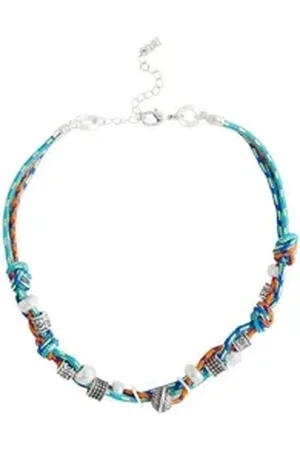 Next Collier Halskette Bungee-Seil (1-tlg) blau|orange