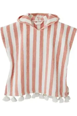 Vertbaudet Badeponcho Baby Badeponcho, Frottee rosa 62/68