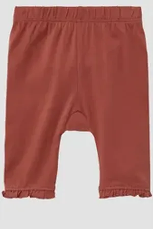 QS by s.Oliver Leggings Capri-Leggings aus Baumwollmix mit Rüschen Rüschen rot 80