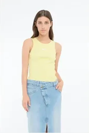 Ball Tanktop BAALTOBELLI TANK TOP modisches Tanktop mit Stickerei gelb XL