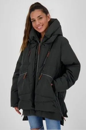 alife kickin Winterjacke JuanitaAK Steppjacke Winterjacke Pufferjacket schwarz XXL