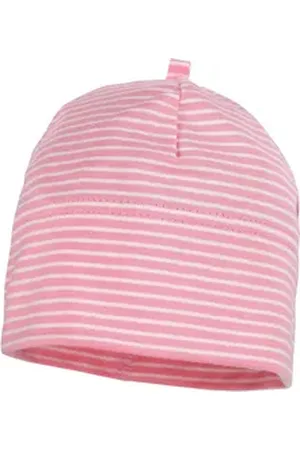 maximo Jerseymütze GOTS BABY-Beanie, Ringeljersey UV 50 (1-St) Baumwolljersey rosa 41