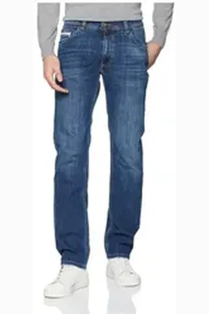 Bugatti 5-Pocket-Jeans blau regular fit (1-tlg) blau 33/34