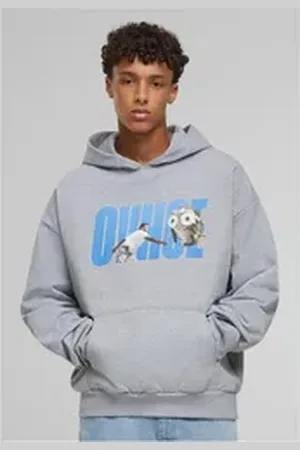 Mister Tee MT Upscale Hoodie Ovhoe Oversize Hoody grau M