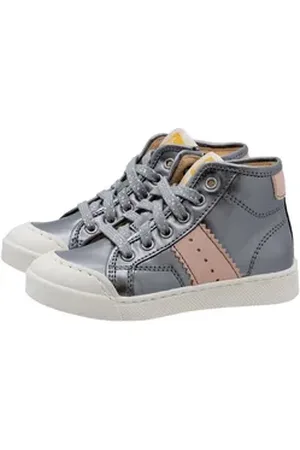 Ocra Halbschuhe Sneaker 190 Klett Mädchen Schuhe pflanz. geg. Silber Schnürschuh EUR 30