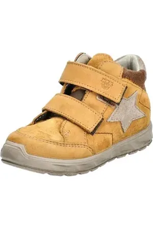 Pepino Halbschuhe Nubukleder/Textil Klettschuh gelb 26 EU