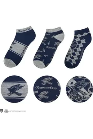 Cinereplicas Kurzsocken Harry Potter Knöchelsocken 3er-Pack Ravenclaw (3-Paar)