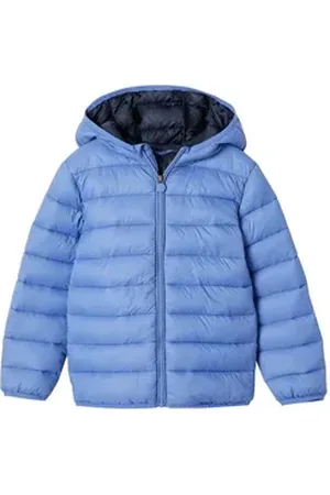 Vertbaudet Steppjacke Jungen Light-Steppjacke mit Kapuze blau 116