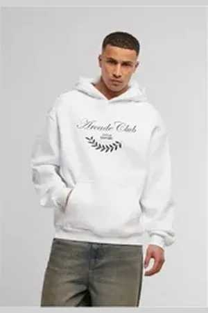 Mister Tee MT Upscale Hoodie Arcade Club Fluffy Hoody weiß XL