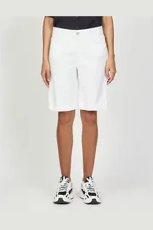 Gang Bermudas 94CARLOTTA BERMUDA mit weitem Bein weiß 31
