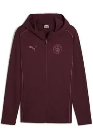 PUMA Trainingsjacke Manchester City Casuals Kapuzenjacke Herren rot XS