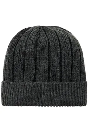 Casa Moda Strickmütze Mütze uni grau