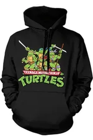 Teenage Mutant Ninja Turtles Hoodie Distressed Group Big Tall Hoodie schwarz 4XL