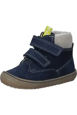 Richter Stiefel Winterstiefel aus Veloursleder blau 24 EU