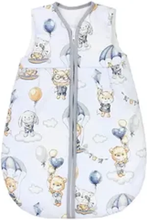 TupTam Babyschlafsack 2.5 TOG ärmellos wattiert unisex blau 68-74