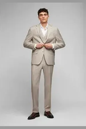 Daniel Hechter Anzug (2-tlg) Vollintegriertes Stretch-Futter beige 102