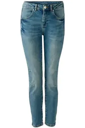 Oui Bequeme Jeans blau 40
