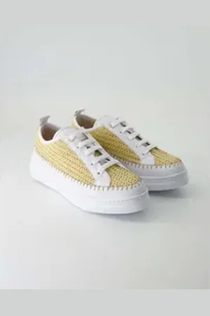 Unisa Fleu Raf Schnürschuh beige|braun 40 EU