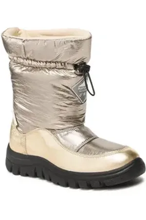 Naturino Schneeschuhe Varna 0013001268.19.0Q06 D Platinum Schnürschuh goldfarben 34 EU