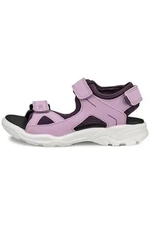 Ecco BIOM RAFT Riemchensandale, Sommerschuh, Sandalette, Kinderschuh mit Klettriemchen rosa 35 EU