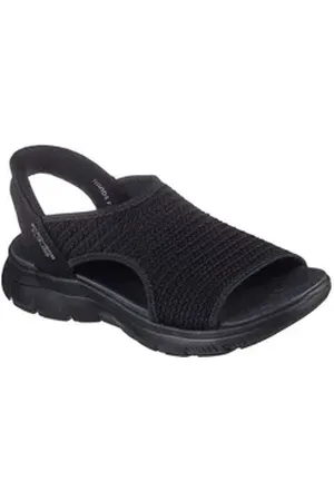 Skechers SUMMITS-SWEETLY EVOLVED Sandale, Sportsandale, Trekkingsandale mit Slip-ins Funktion schwarz 37 EU