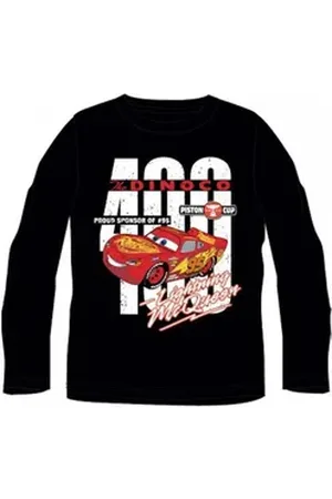 Disney Cars T-Shirt Langarm-Shirt Jungen, "The Dinoco Piston Cup", Gr. 98–128 schwarz 122