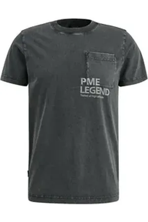 PME Legend™ Longsleeve Short sleeve r-neck single jersey grau M
