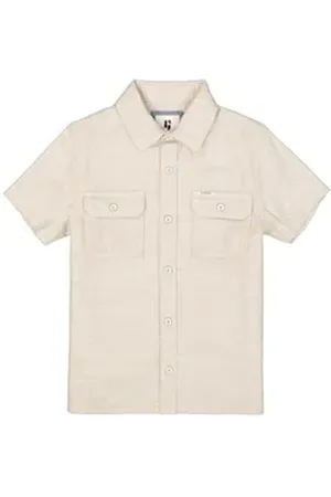 Garcia Kurzarmhemd festlich beige 128/134