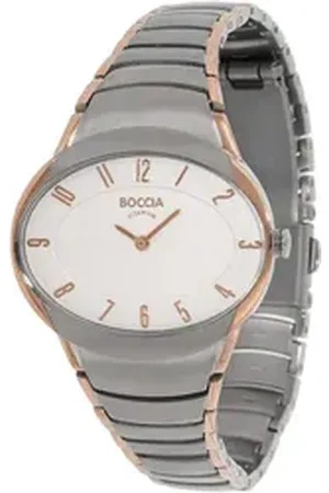 Boccia Titanium Boccia Quarzuhr Boccia 3165-12 Damenuhr Titanium 36mm 5ATM Boccia 3165-12 Damenuhr Titanium 36mm 5ATM