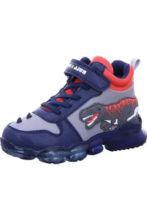 Bull Boys T-REX Klettschuh echtes Leder grau 26 EU