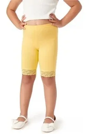 Merry Style Leggings Mädchen Kurze Hose MS10-434 (1-tlg) aus Viskose gelb 152
