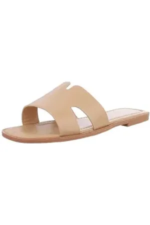 Ital-Design Komfortable Sandalen für Alltag und Freizeit Pantolette (89322902) Blockabsatz Pantoletten in Hellbraun braun 41 EU