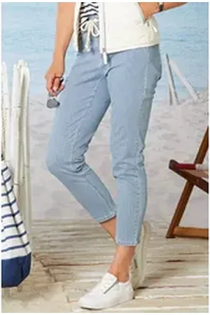 Anna Montana 7/8-Hose blau 42