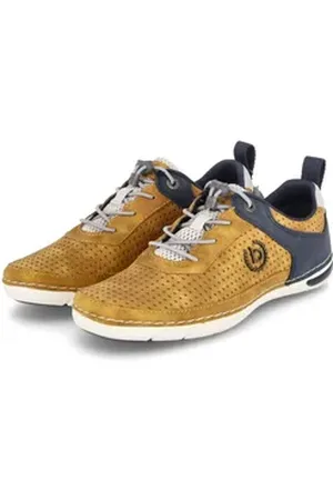 Bugatti Halbschuhe Schnürschuh gelb 43