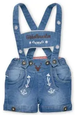 BONDI Trachtenkleid Trachtenjeans Baby/Kleinkind - GIPFELKRAXLER - blue denim 104