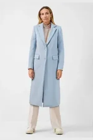 RICANO Langmantel Ilaria Made in Italy blau L