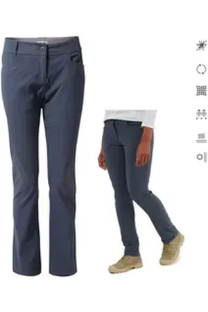 Craghoppers Leggings - NosiLife Clara Damen Stretch Reise Trekkinghose, navy 46/3XL