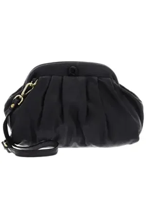 Caterina Lucchi Clutch Violante Pochette, aus echtem Rindsleder schwarz